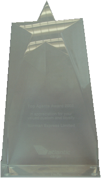 Virgin Atlantic Cargo Top Agents Award 2005